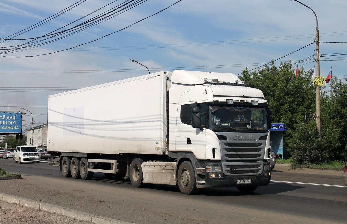 Красноярский край, № Р 818 ВУ 124 — Scania ('2009) G420