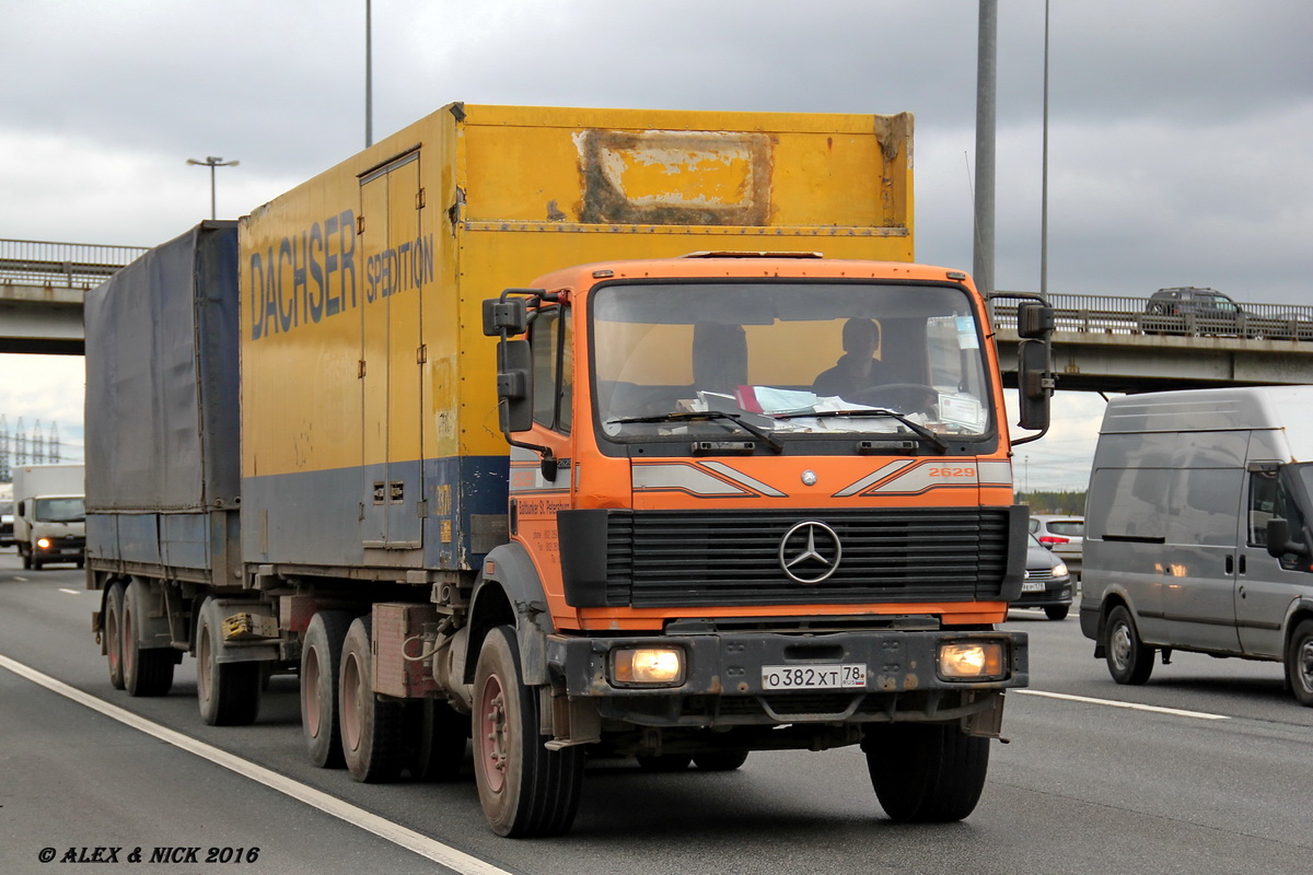 Санкт-Петербург, № О 382 ХТ 78 — Mercedes-Benz SK (общ. мод.)