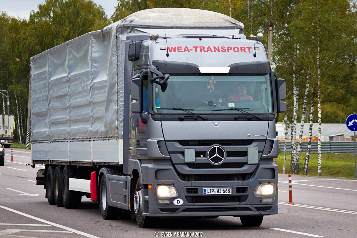 Германия, № LIP-WI 668 — Mercedes-Benz Actros ('2009)