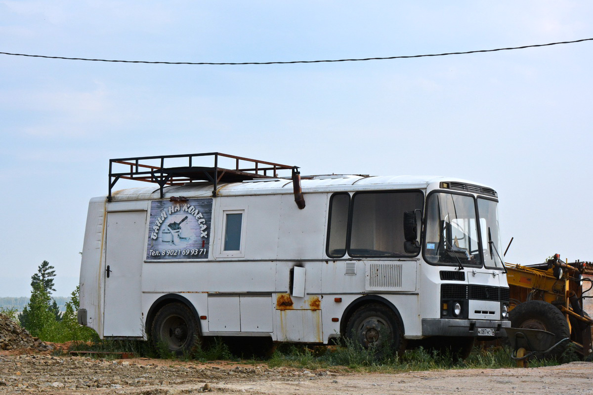 Забайкальский край, № К 087 НС 75 — ПАЗ-3205 (общая модель)