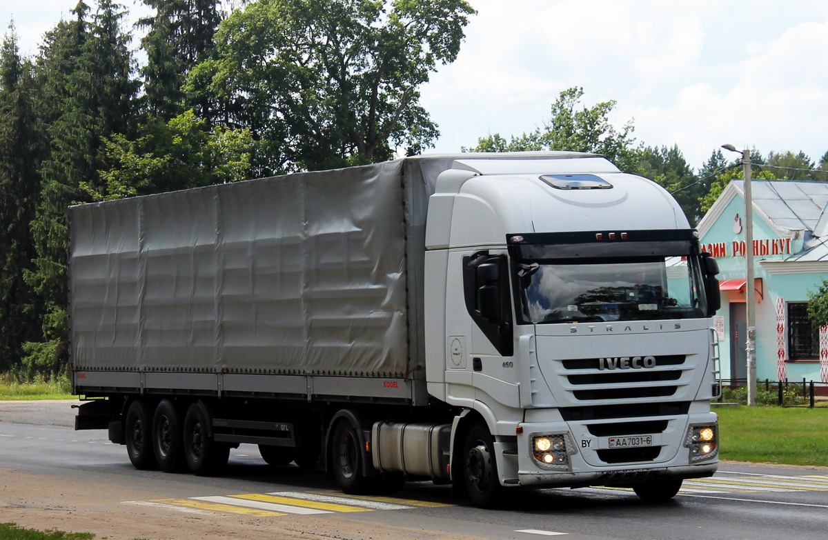 Могилёвская область, № АА 7031-6 — IVECO Stralis ('2007) 450