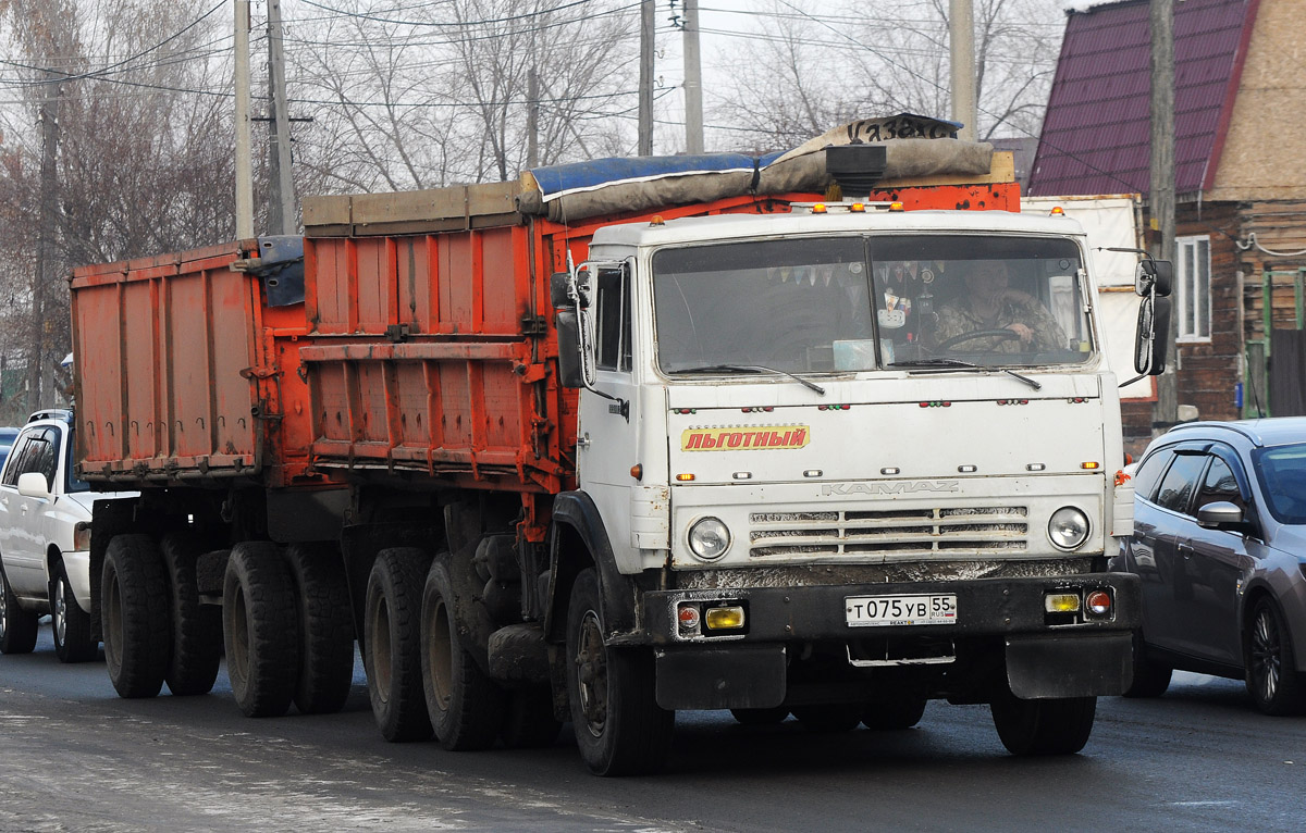 Омская область, № Т 075 УВ 55 — КамАЗ-5320