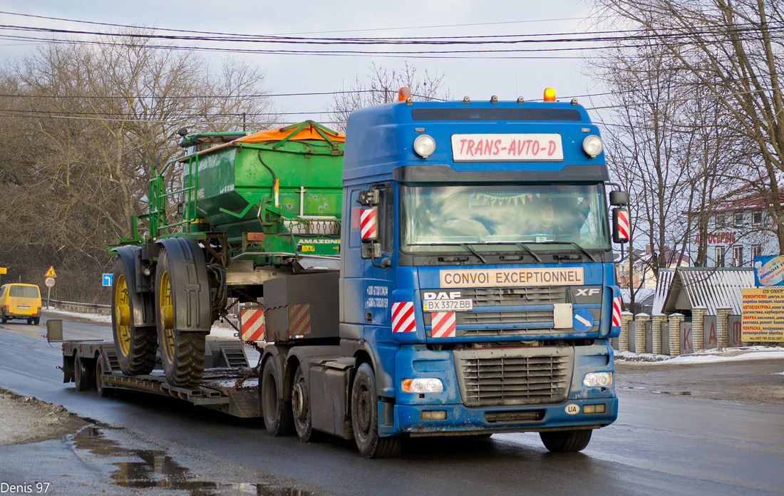 Хмельницкая область, № ВХ 3372 ВВ — DAF XF95 FTG