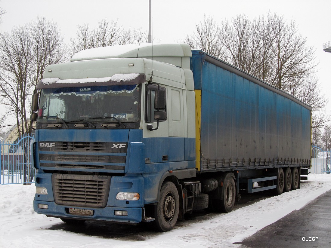 Витебская область, № АІ 6761-2 — DAF XF95 FT