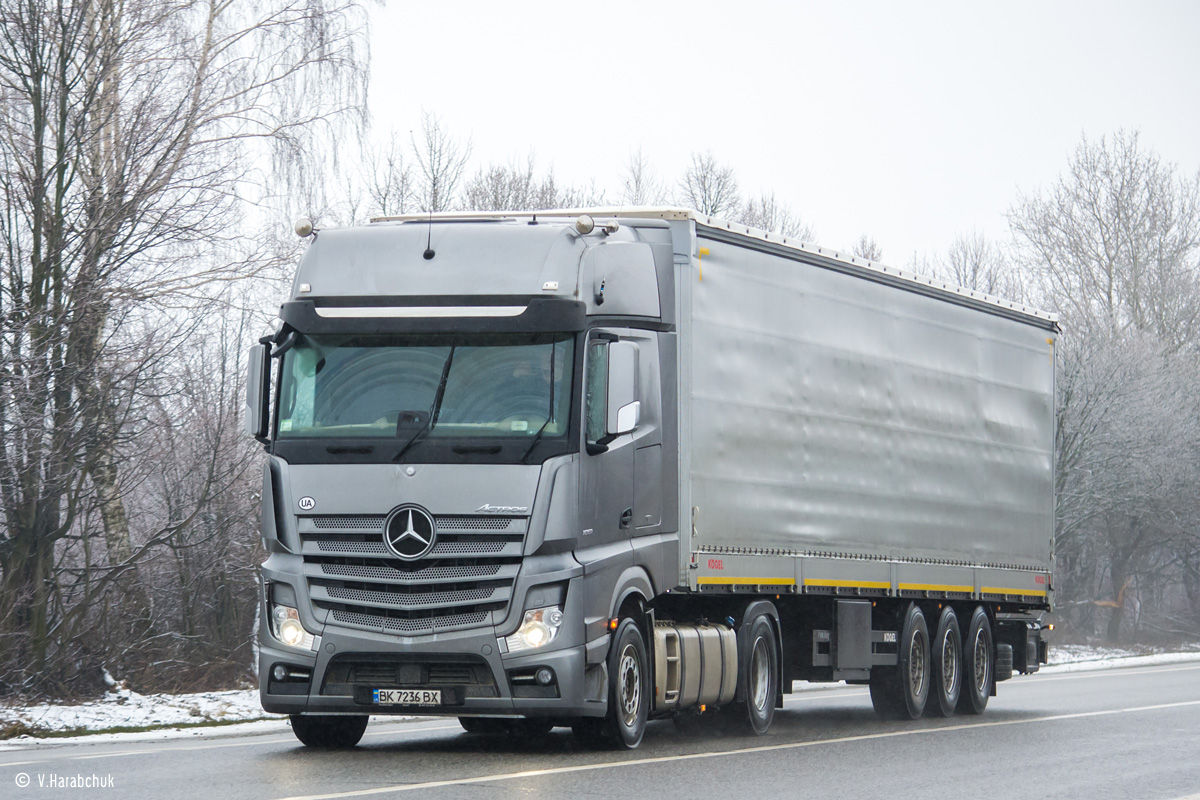 Ровненская область, № ВК 7236 ВХ — Mercedes-Benz Actros ('2011) 1851