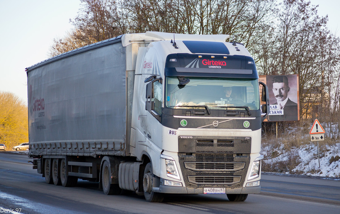 Смоленская область, № А 408 ВН 67 — Volvo ('2012) FH.460