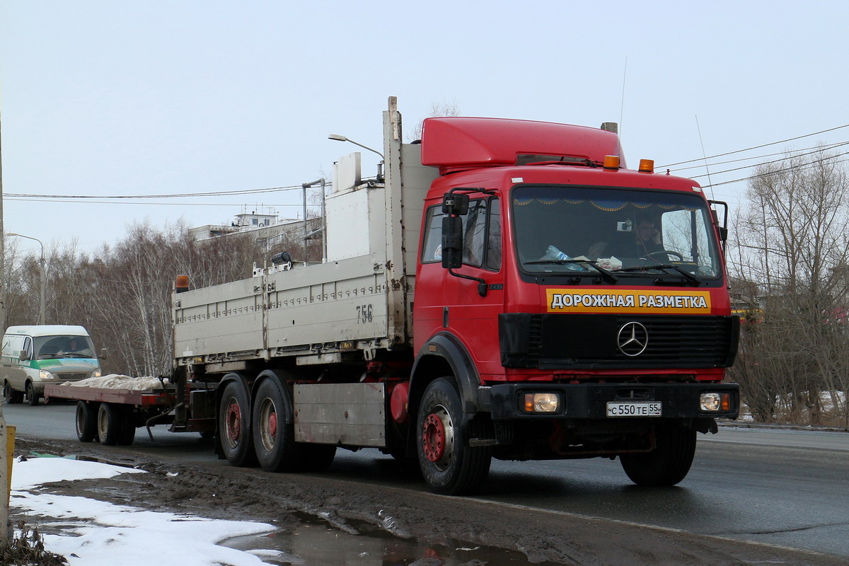 Омская область, № С 550 ТЕ 55 — Mercedes-Benz SK 2435