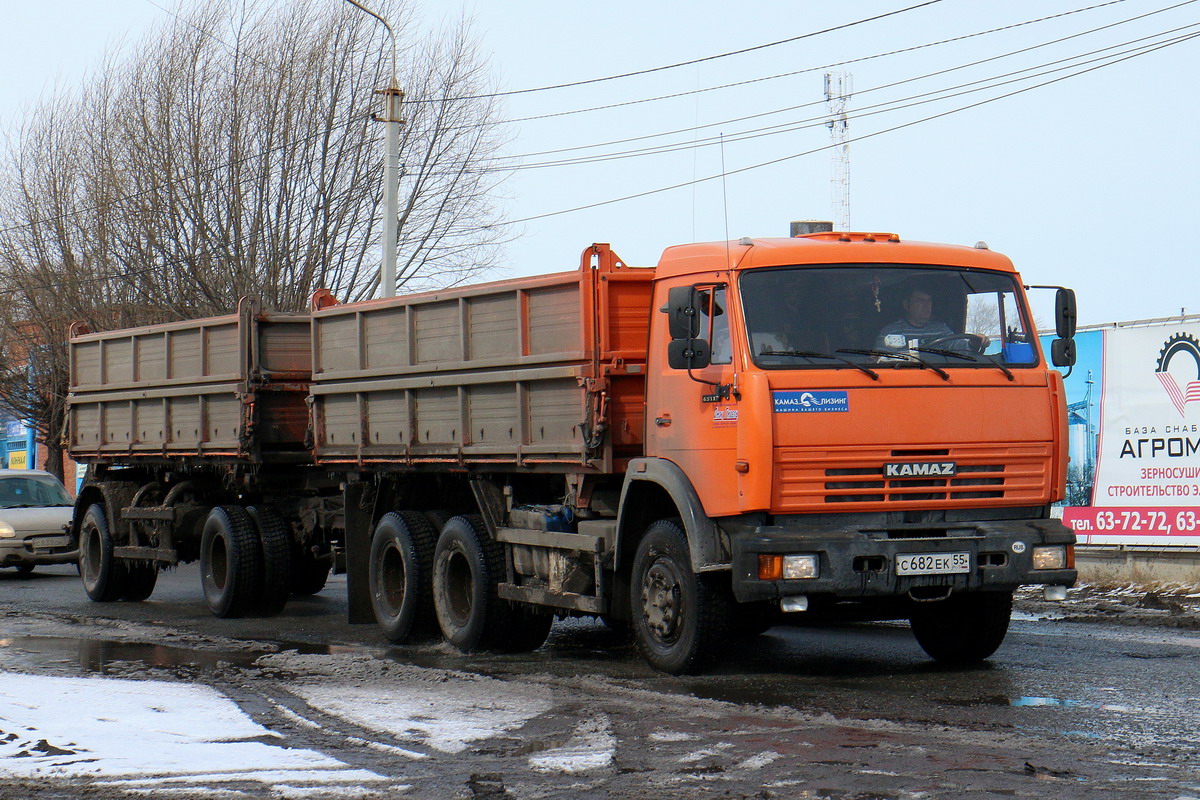 Омская область, № С 682 ЕК 55 — КамАЗ-65115-15 [65115R]