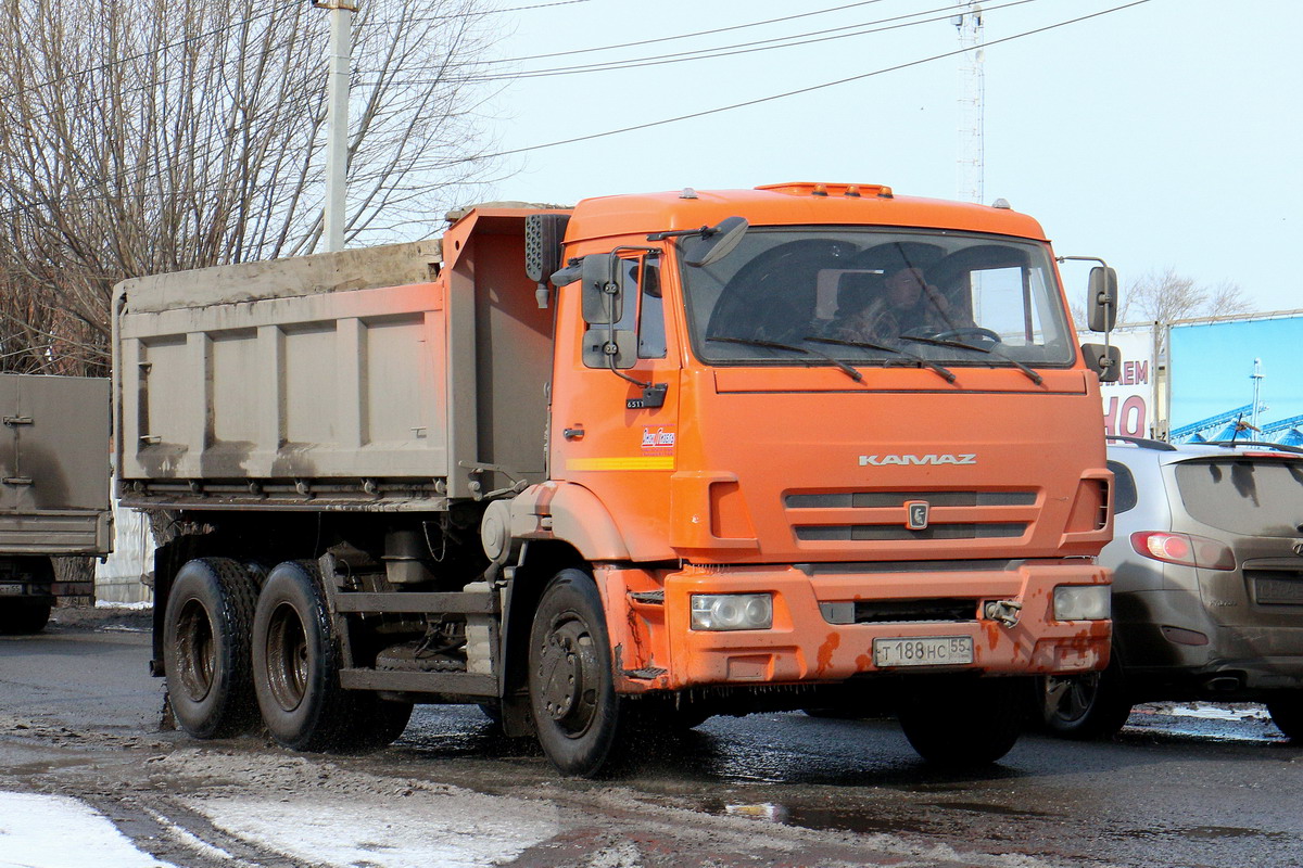 Омская область, № Т 188 НС 55 — КамАЗ-65115-L4