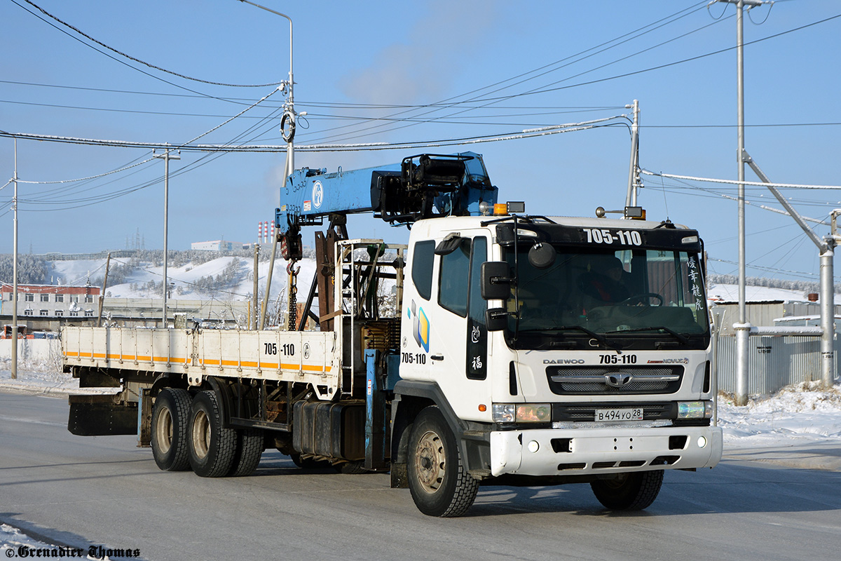 Саха (Якутия), № В 494 ОУ 28 — Daewoo Novus