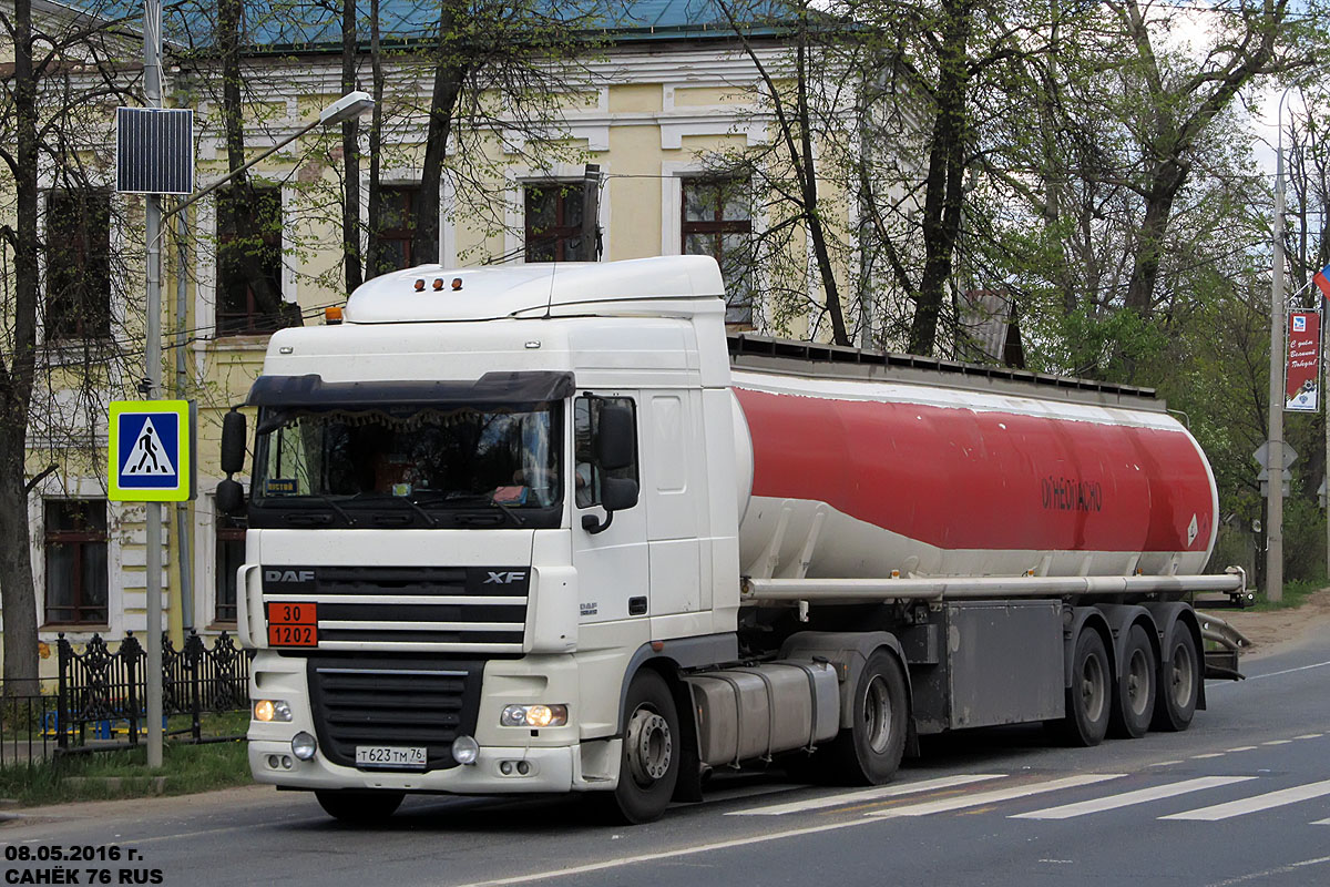 Ярославская область, № Т 623 ТМ 76 — DAF XF105 FT