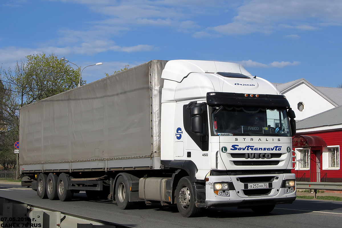 Брянская область, № В 253 НН 32 — IVECO Stralis ('2007) 450