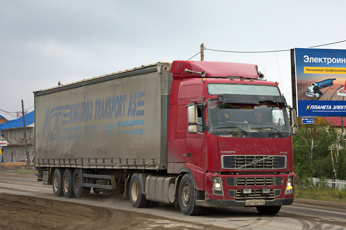 Красноярский край, № О 291 ВМ 124 — Volvo ('2002) FH12.420 [X9P]