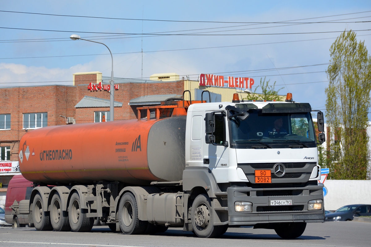 Ростовская область, № У 346 СУ 161 — Mercedes-Benz Axor 1840 [Z9M]