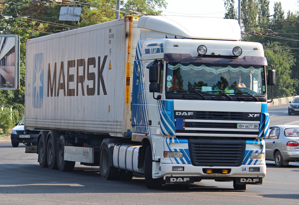 Одесская область, № ВН 6677 ВК — DAF XF95 FT