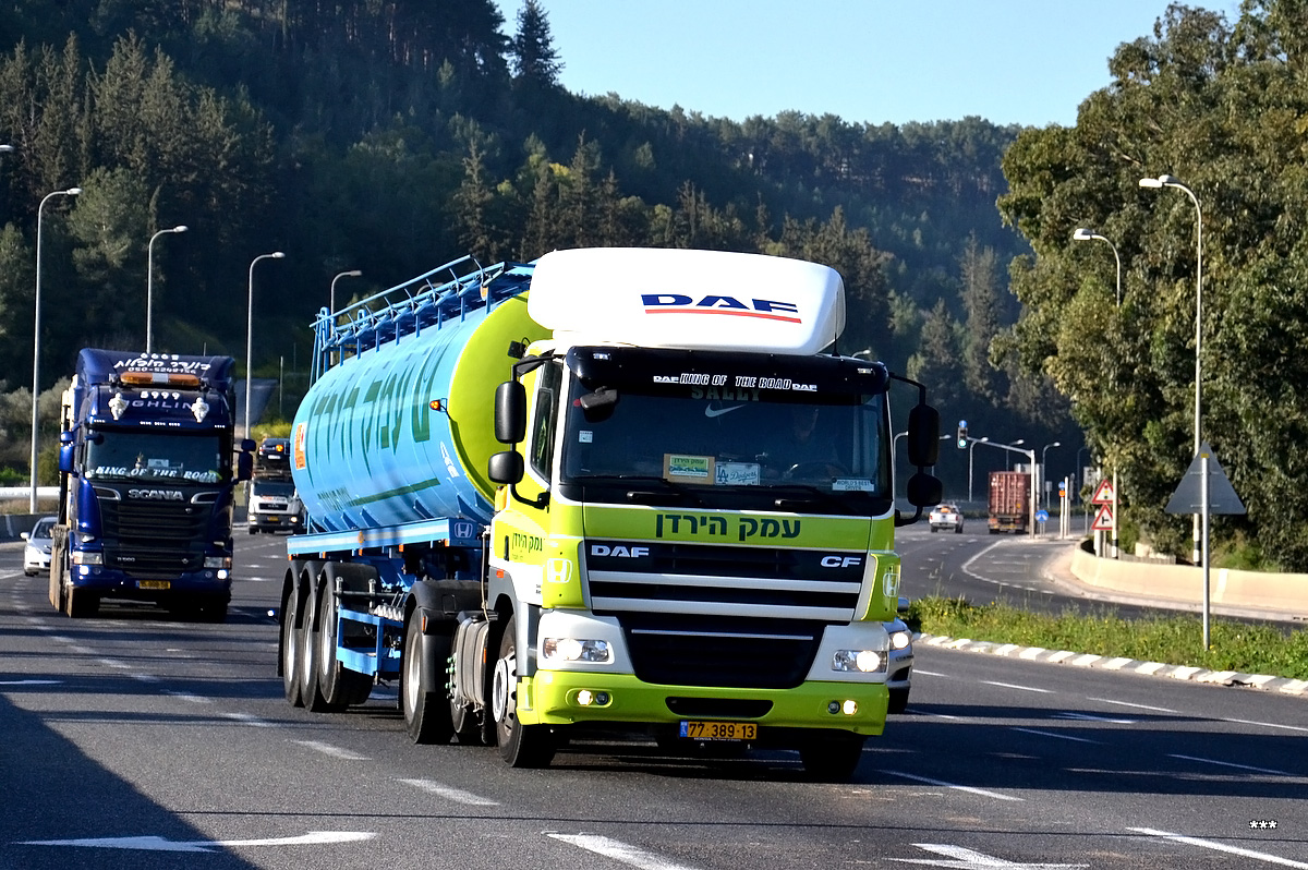 Израиль, № 77-389-13 — DAF CF85 FTP