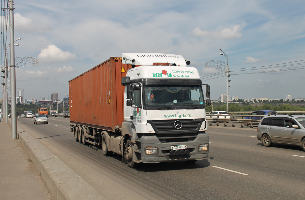 Красноярский край, № К 126 КК 124 — Mercedes-Benz Axor 1840 [Z9M]