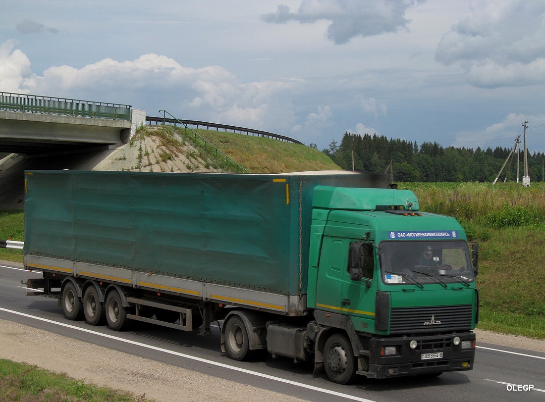 Могилёвская область, № АВ 5554-6 — МАЗ-5440 (общая модель)