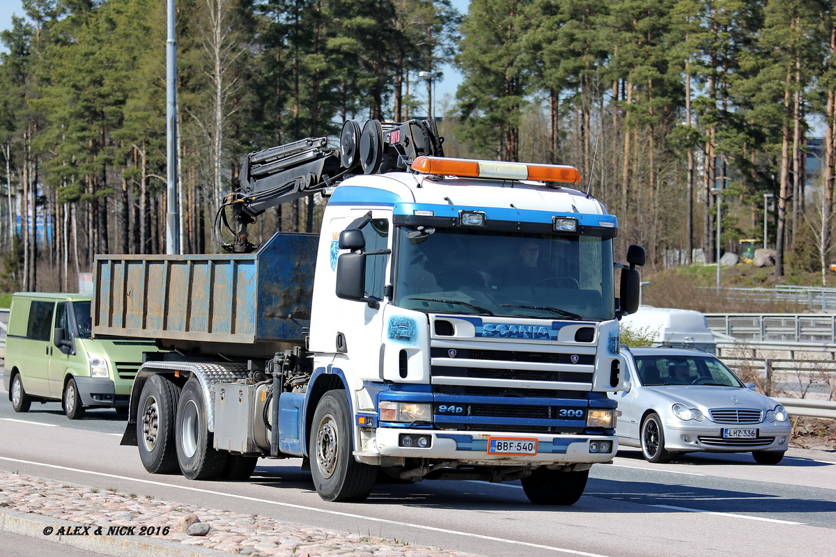 Финляндия, № BBF-540 — Scania ('1996) P94D