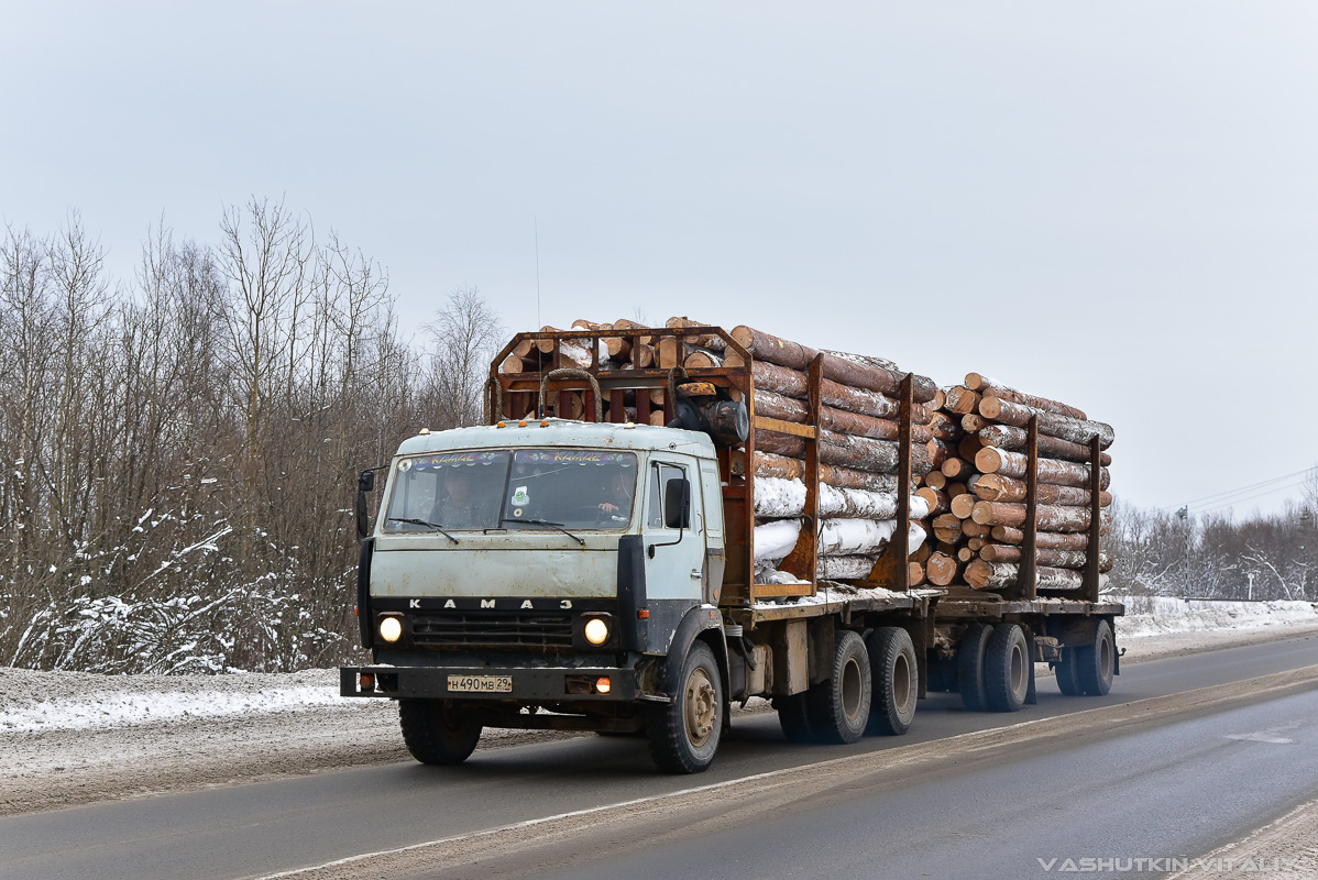 Архангельская область, № Н 490 МВ 29 — КамАЗ-53212