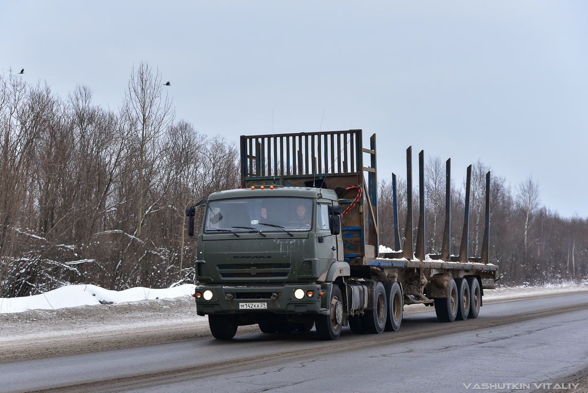 Архангельская область, № М 142 КА 29 — КамАЗ-65116-62