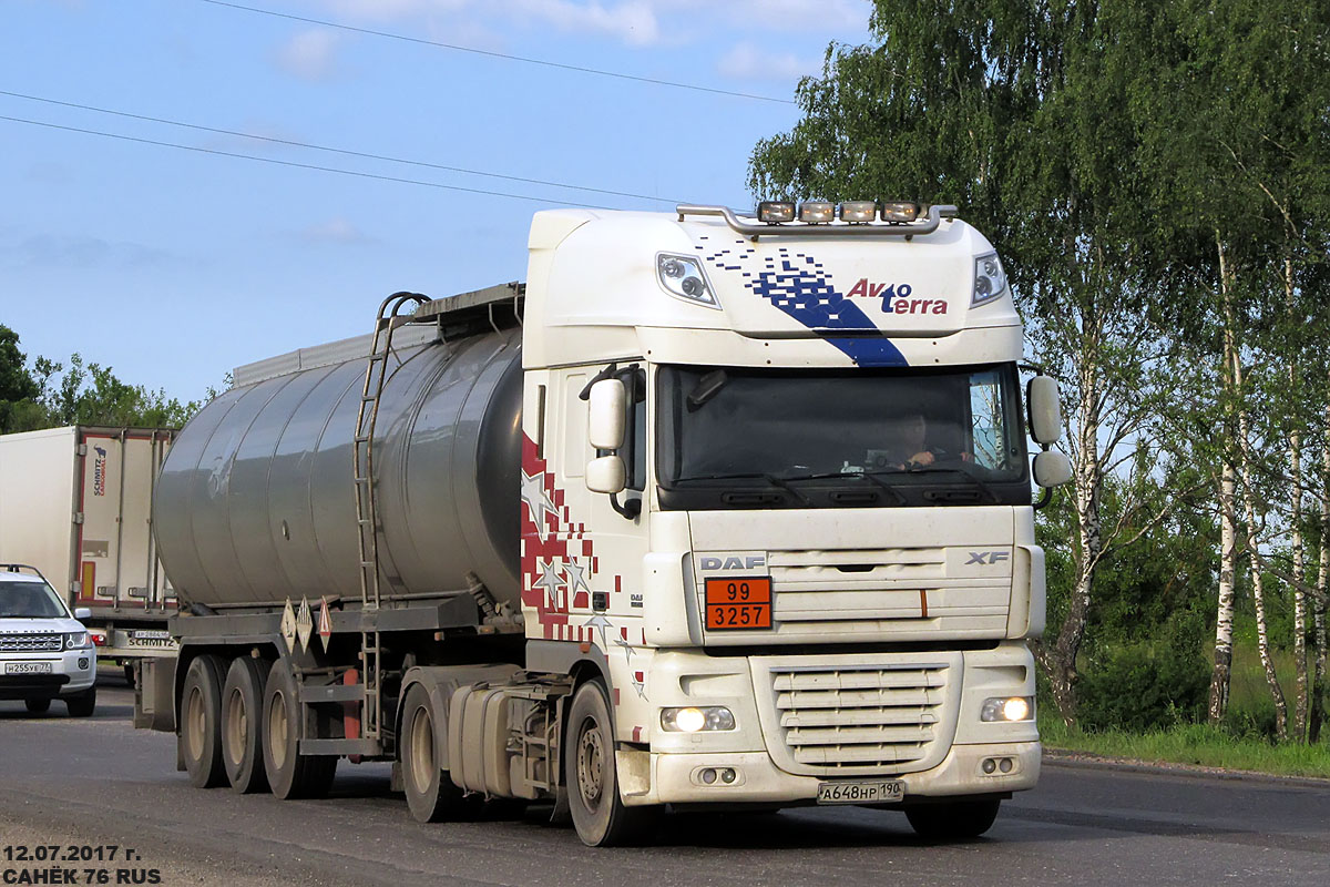 Московская область, № А 648 НР 190 — DAF XF105 FT