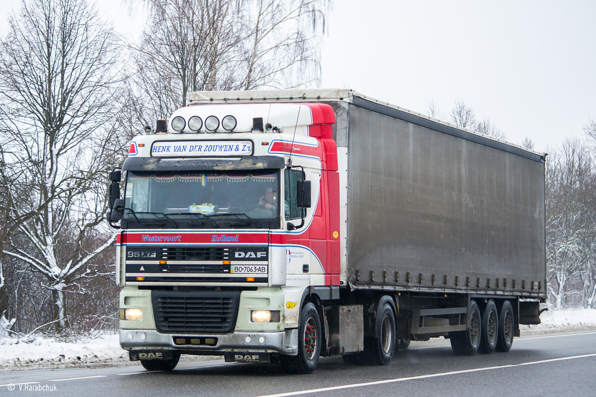 Тернопольская область, № ВО 7063 АВ — DAF 95XF FT