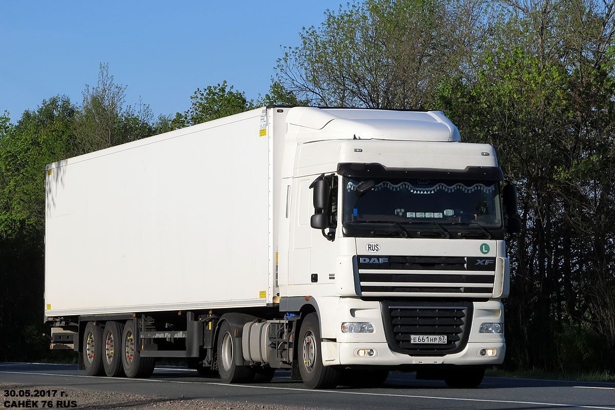 Смоленская область, № Е 661 НР 67 — DAF XF105 FT