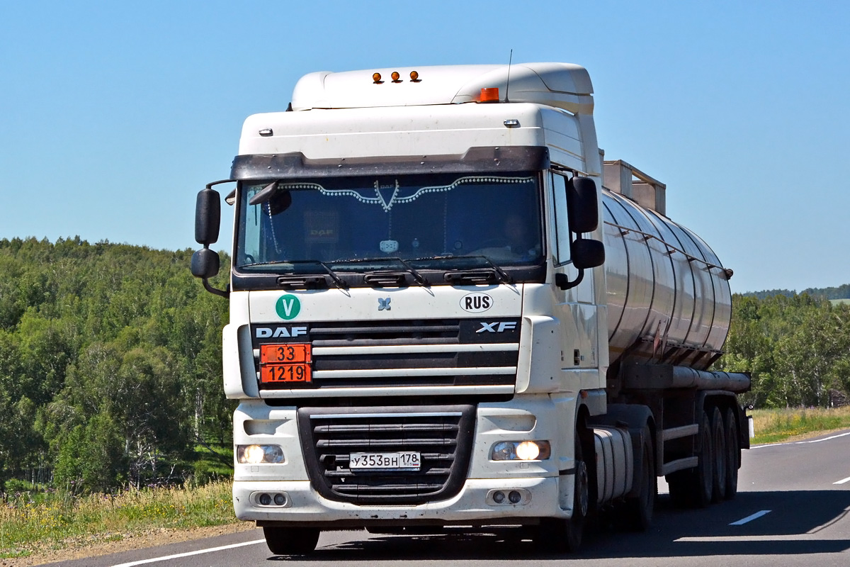 Санкт-Петербург, № У 353 ВН 178 — DAF XF105 FT