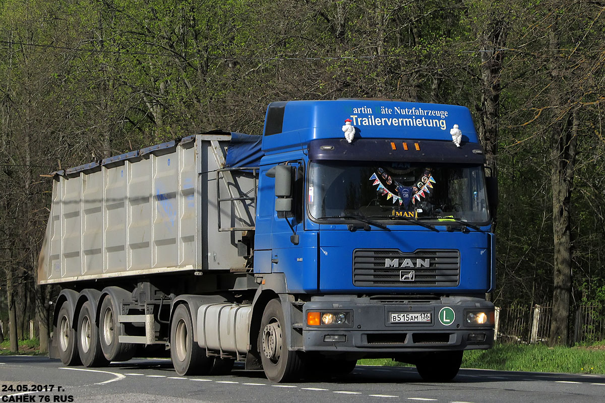 Воронежская область, № В 515 АМ 136 — MAN F2000 19.414