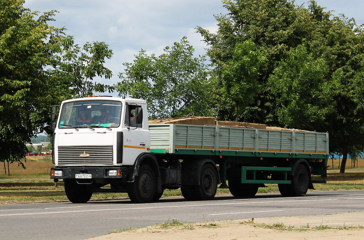 Могилёвская область, № АА 7531-6 — МАЗ-5433 (общая модель)