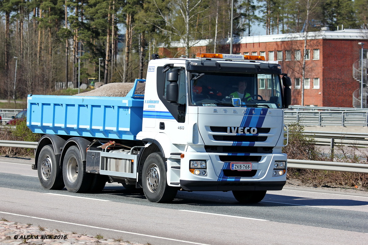 Финляндия, № ZKB-768 — IVECO Stralis ('2007) 450