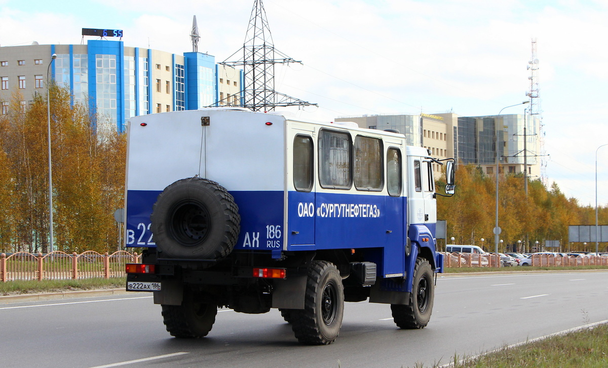 Ханты-Мансийский автоном.округ, № В 222 АХ 186 — Урал-32552-79