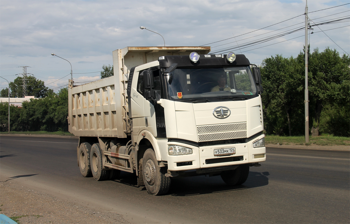 Красноярский край, № У 533 МК 124 — FAW J6 CA3250