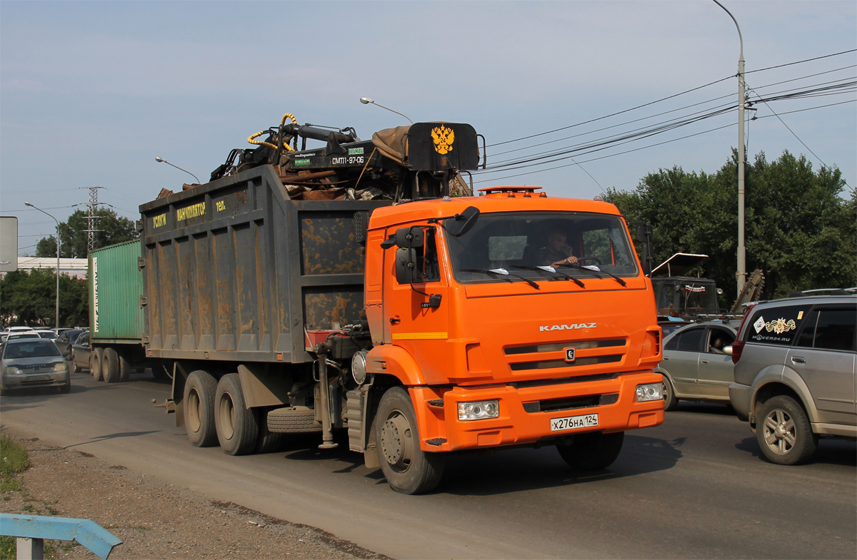 Красноярский край, № Х 276 НА 124 — КамАЗ-65115-L4