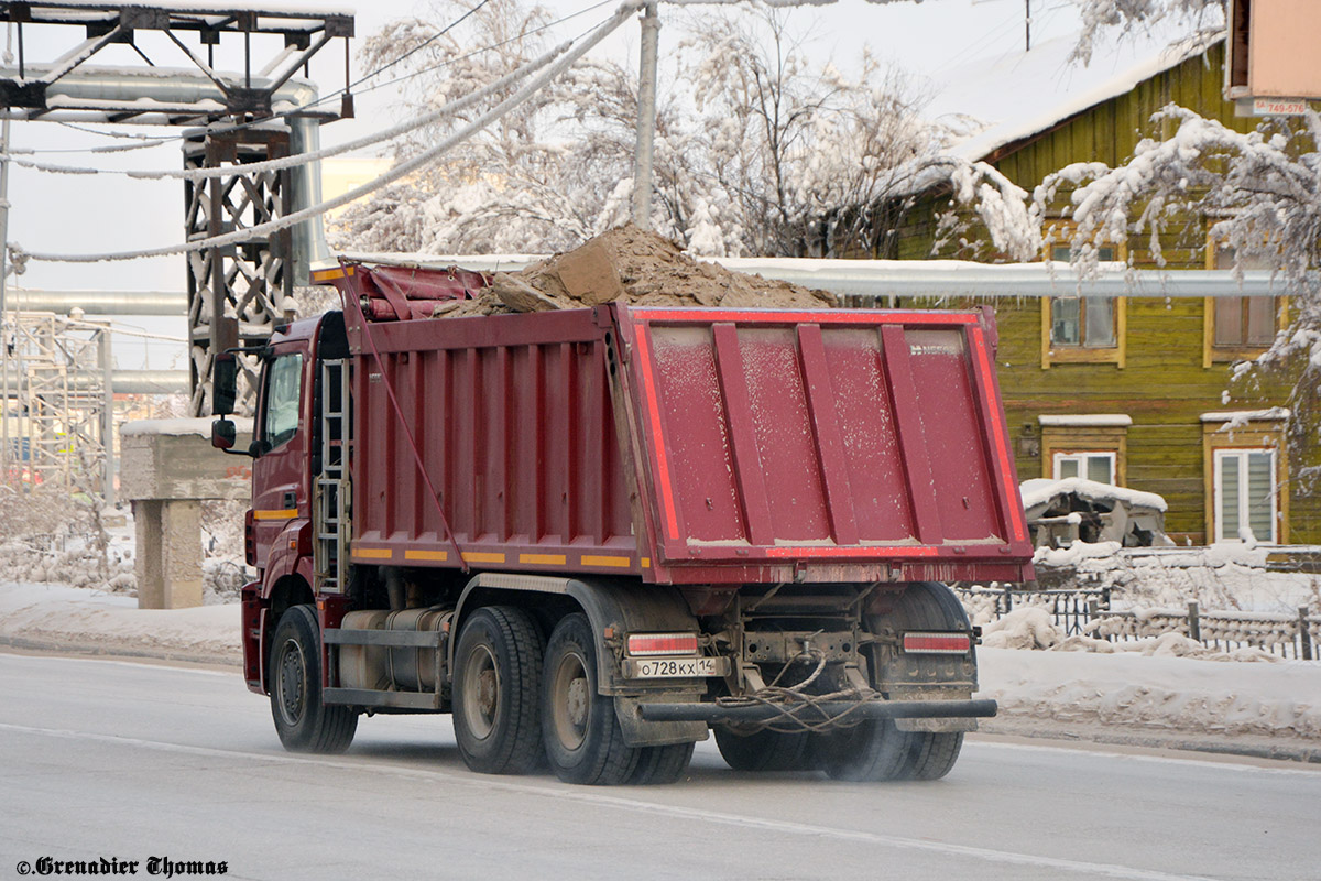 Саха (Якутия), № О 728 КХ 14 — КамАЗ-6520-43 "Люкс"