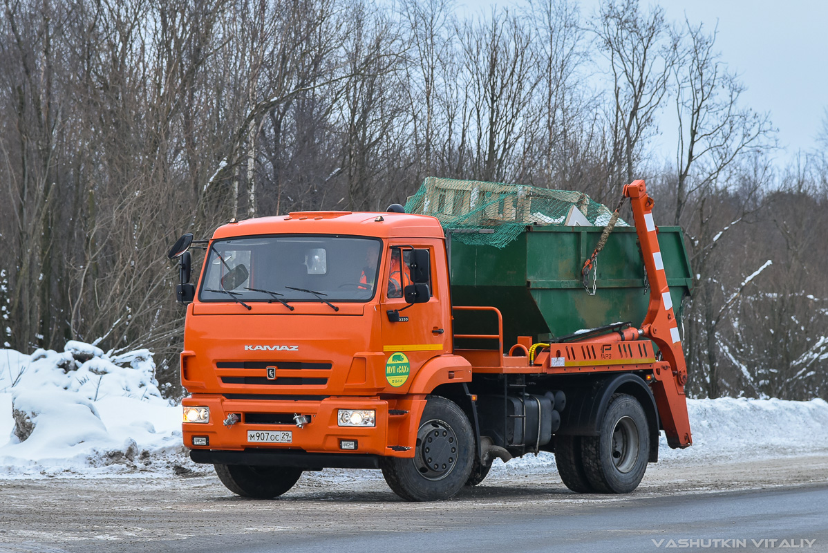 Архангельская область, № М 907 ОС 29 — КамАЗ-43255-R4