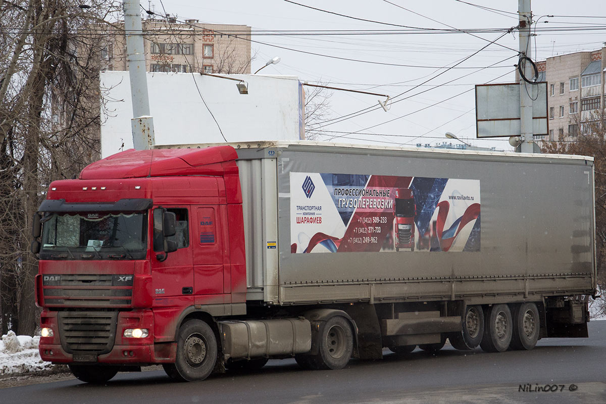 Удмуртия, № Е 890 ВС 18 — DAF XF105 FT