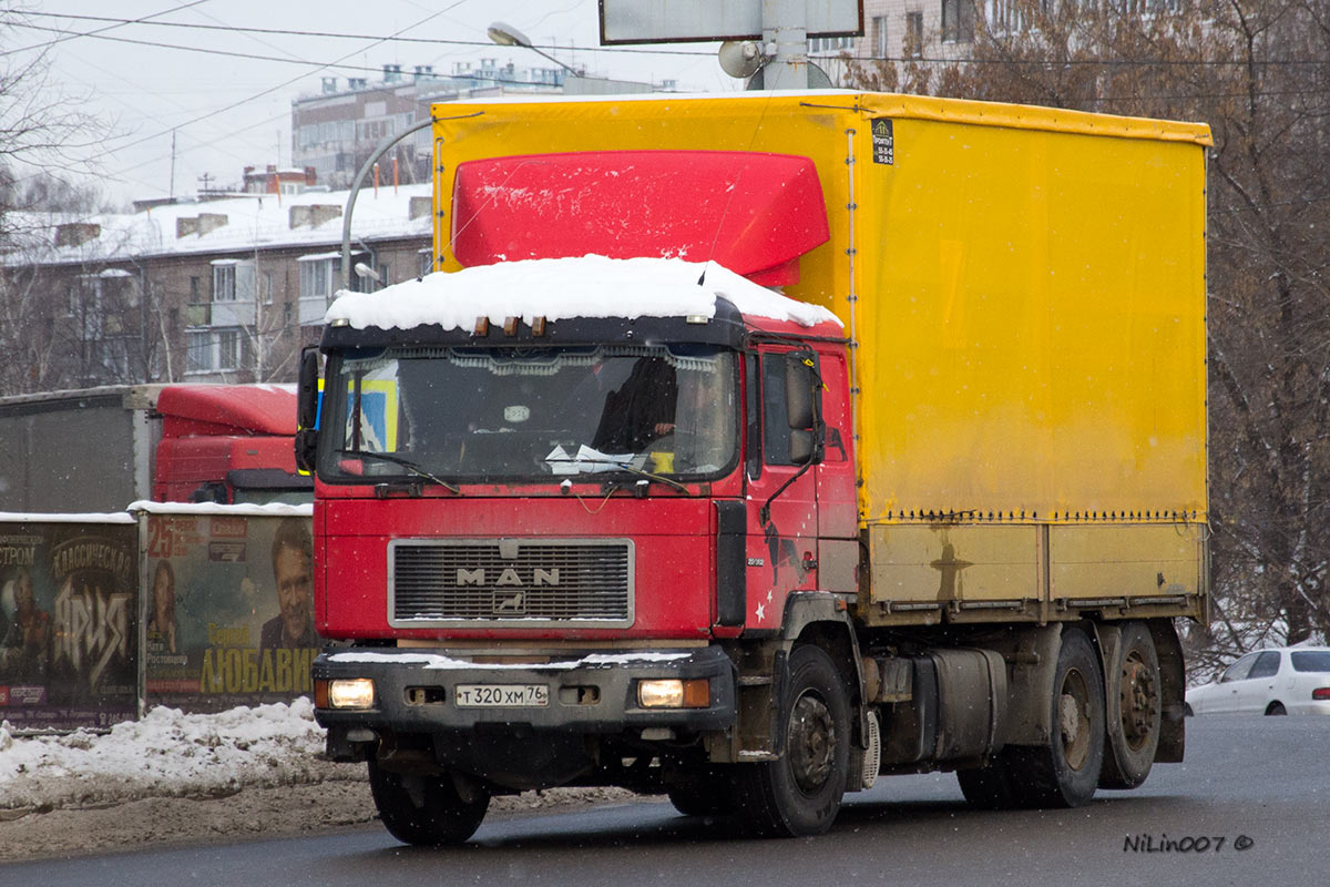 Ярославская область, № Т 320 ХМ 76 — MAN F90 (общая модель)