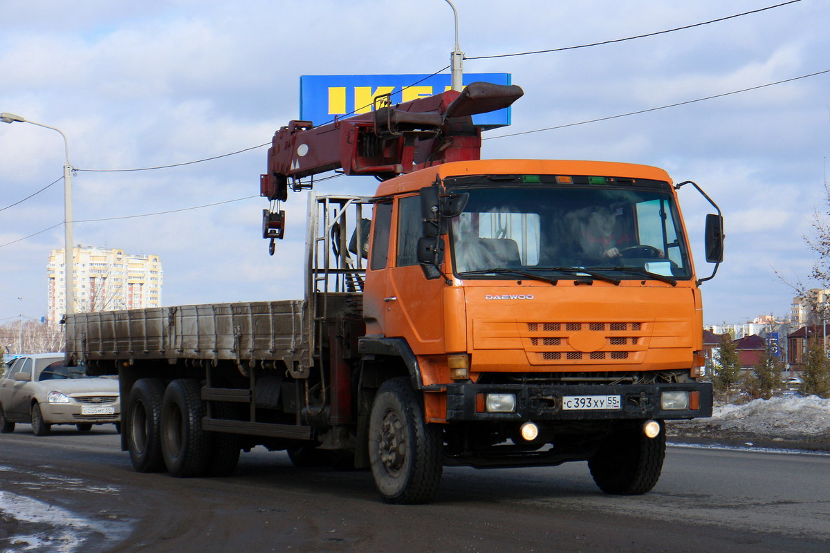 Омская область, № С 393 ХУ 55 — Daewoo Novus