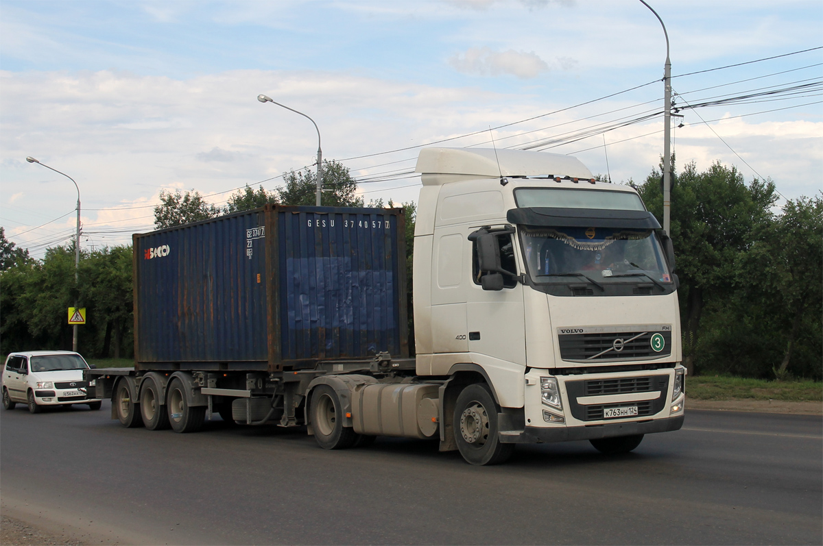 Красноярский край, № К 763 НН 124 — Volvo ('2008) FH.400 [X9P]