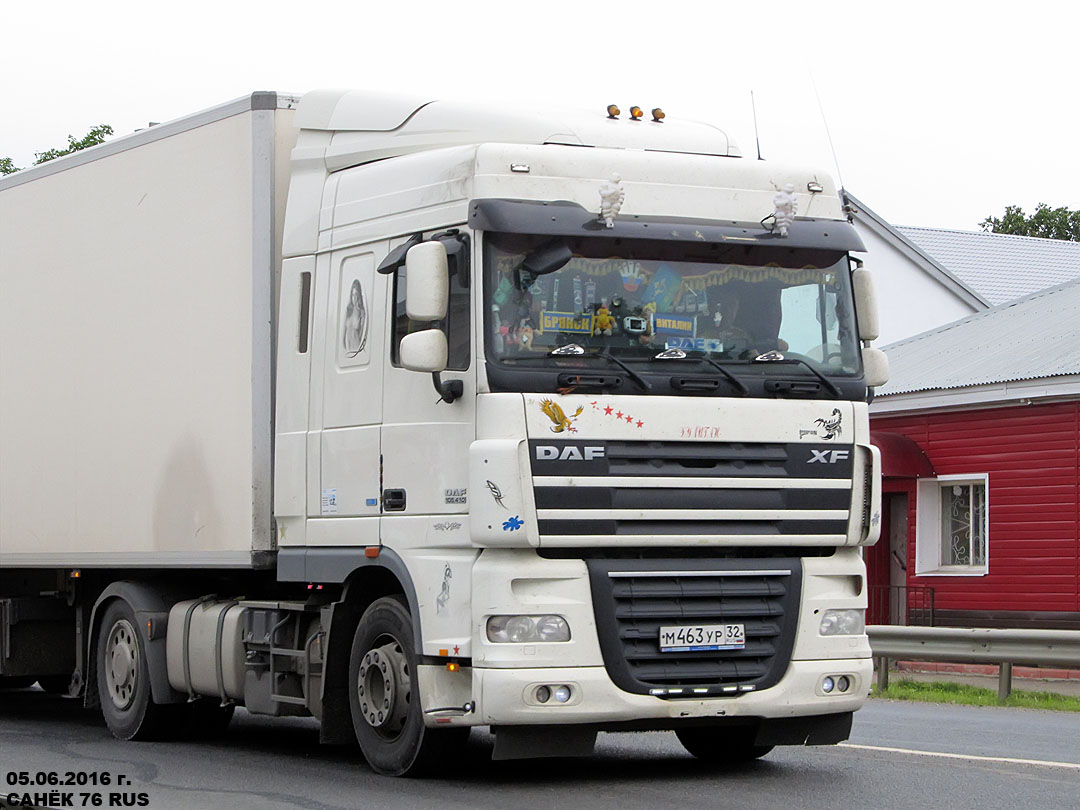 Брянская область, № М 463 УР 32 — DAF XF105 FT