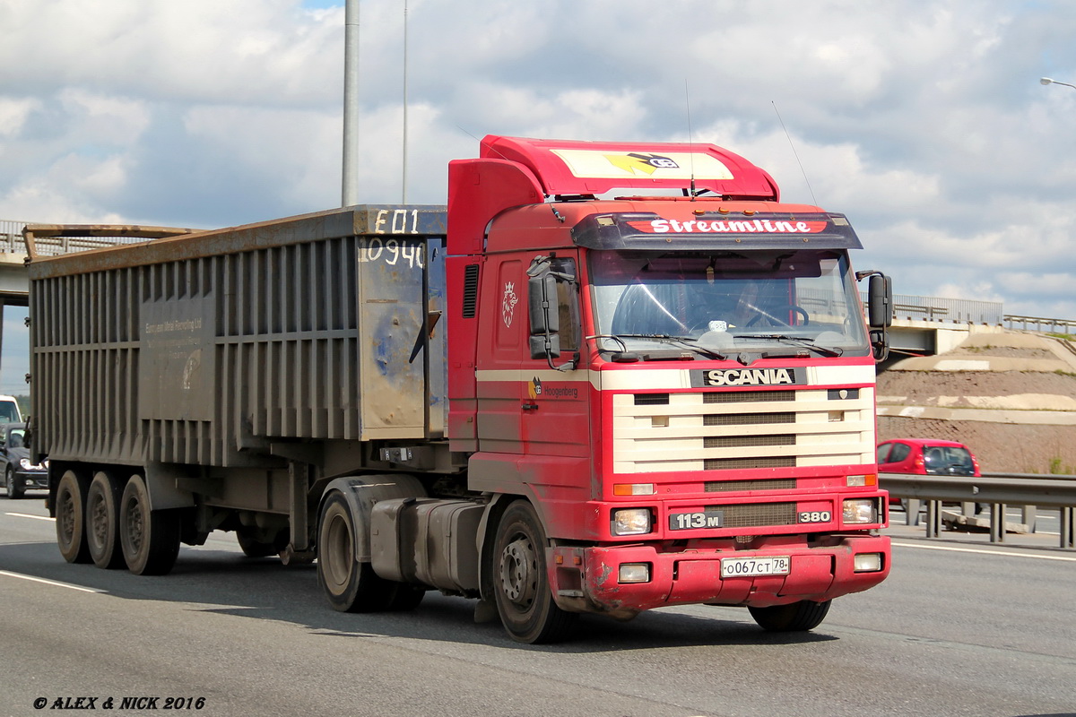 Санкт-Петербург, № О 067 СТ 78 — Scania (III) R113M