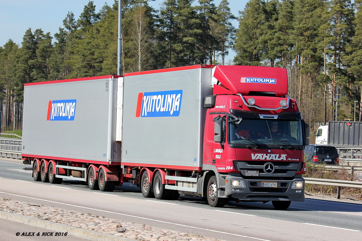 Финляндия, № 294 — Mercedes-Benz Actros ('2009)