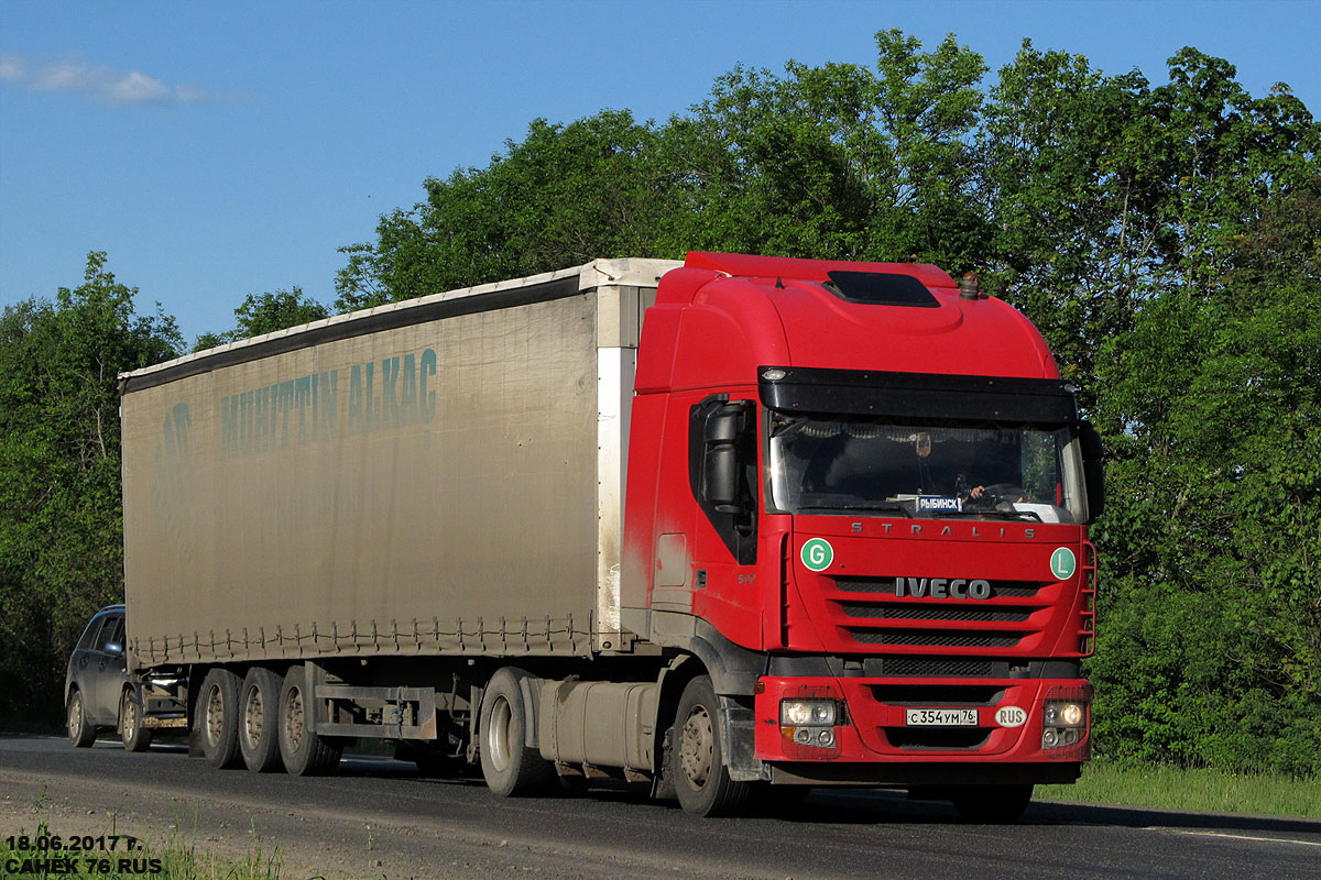 Ярославская область, № С 354 УМ 76 — IVECO Stralis ('2007) 500