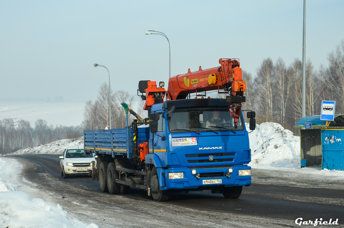 Кемеровская область, № В 940 ЕС 142 — КамАЗ-65117-A4