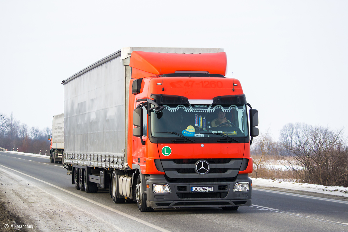 Львовская область, № ВС 8704 ЕТ — Mercedes-Benz Actros ('2009) 1844