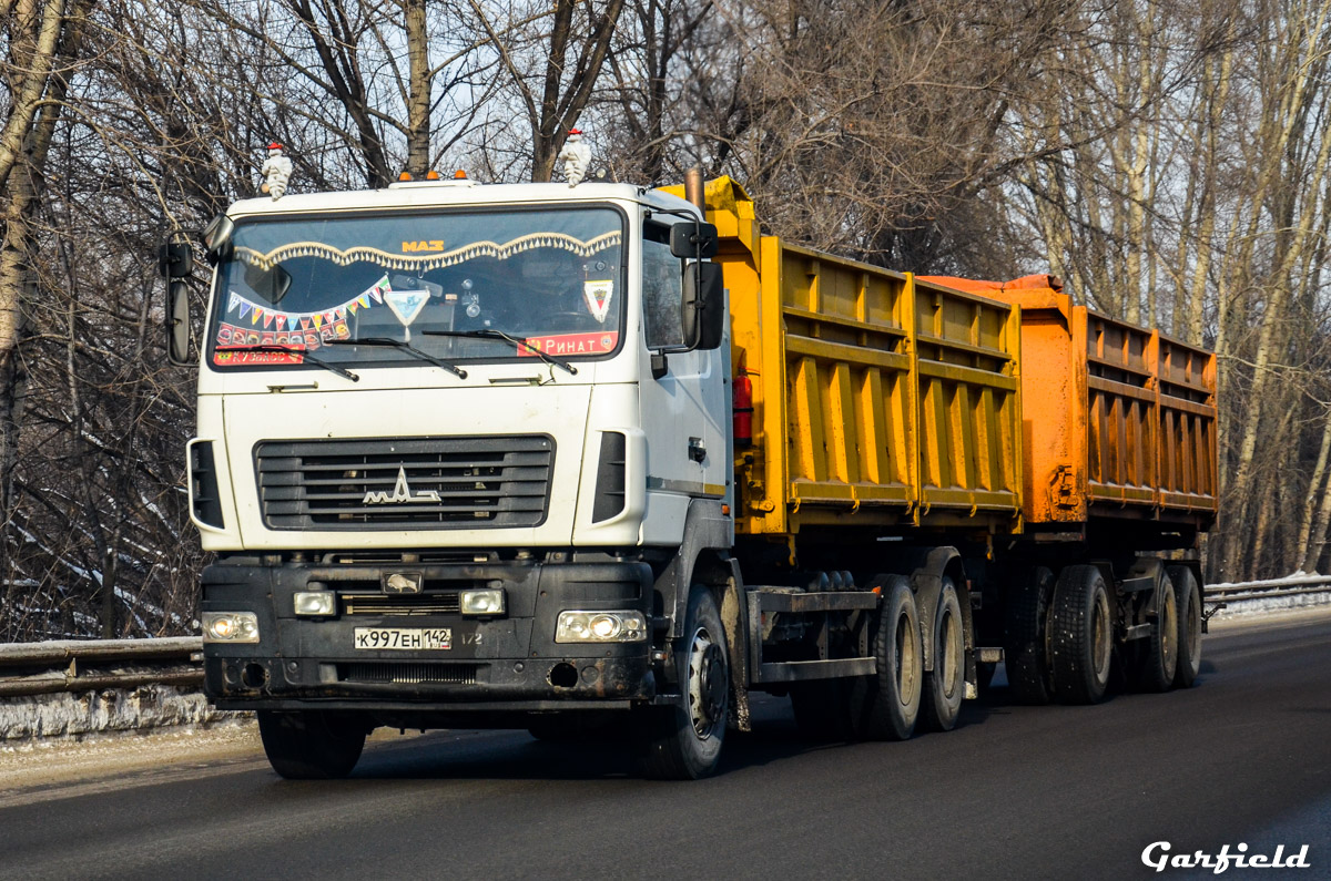 Кемеровская область, № К 997 ЕН 142 — МАЗ-6501B9