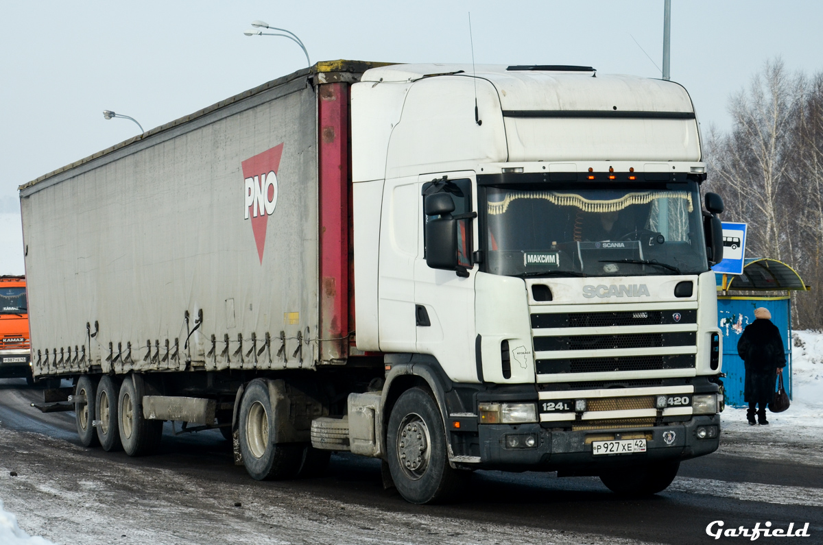 Кемеровская область, № Р 927 ХЕ 42 — Scania ('1996) R124L