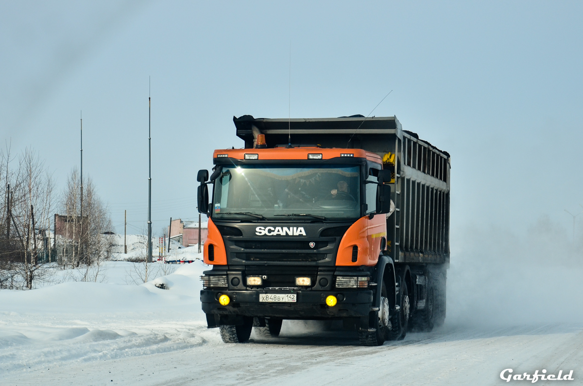 Кемеровская область, № Х 848 ВУ 142 — Scania ('2011) P400